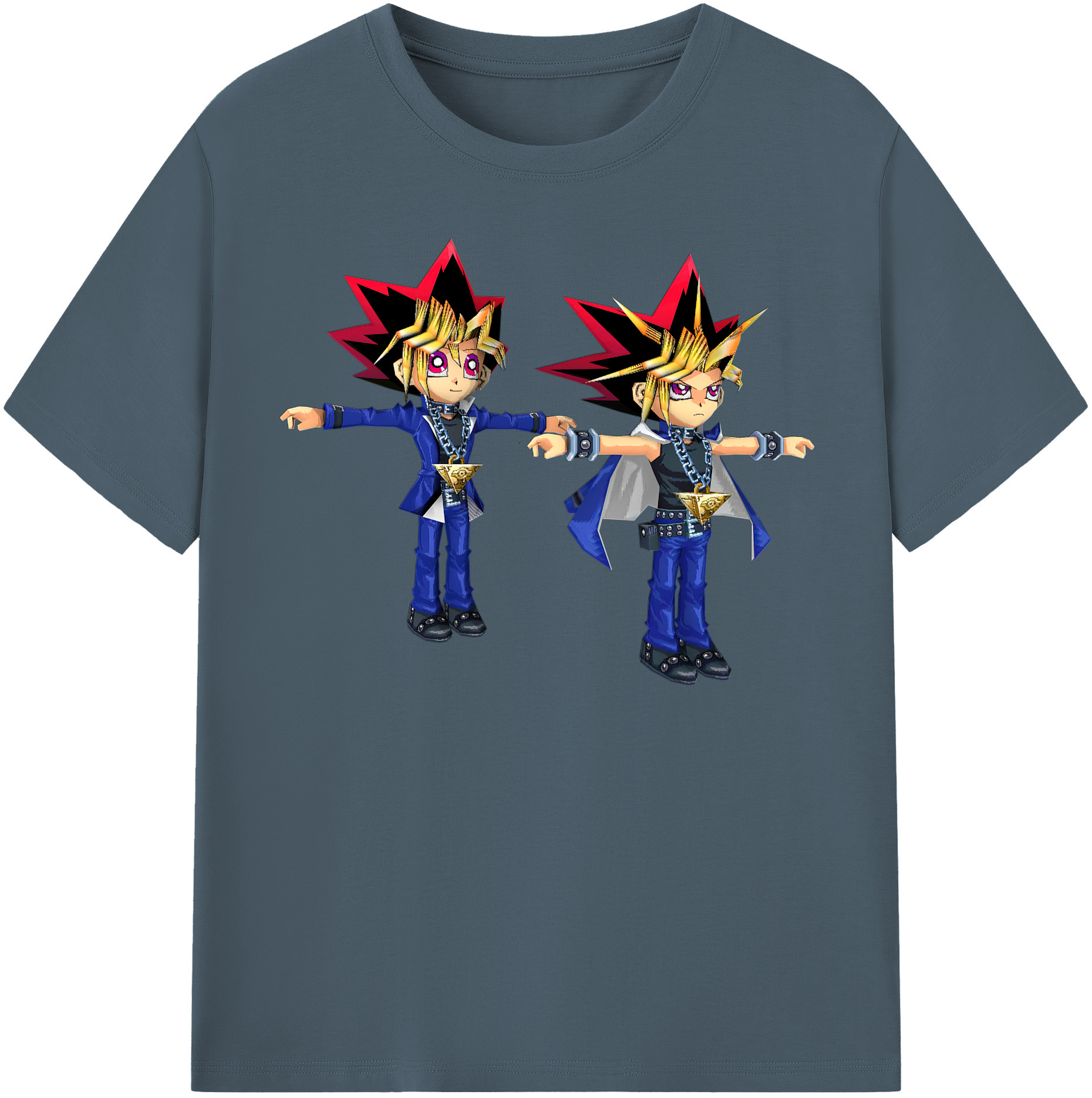 （画像用） 遊☆戯☆王 Yu-Gi-Oh! 綿100％半袖Tシャツ（フロントプリント）